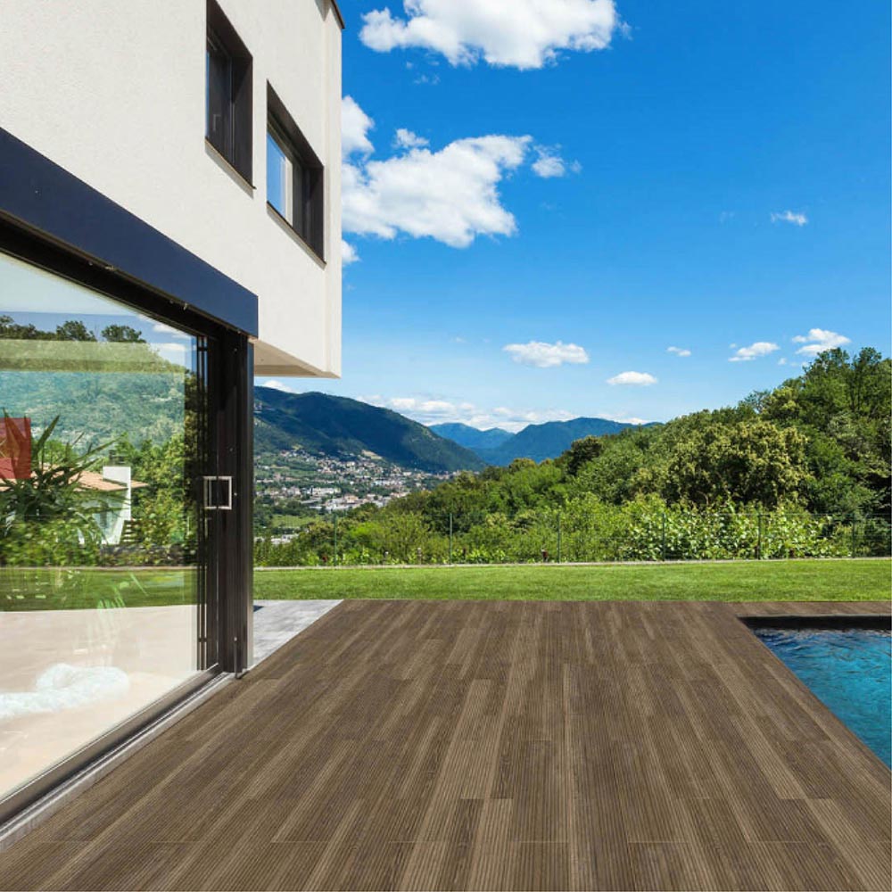 YOSAカーリスロングテラマット45cm x 90cm Porcelanato - Islandia Moka As Antideslizante 22x90 Rectificado