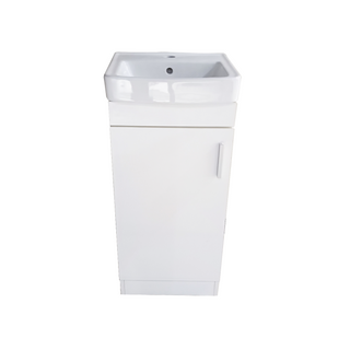 Mueble Vanitorio Claire Blanco + Cubierta 40x86x33 cm