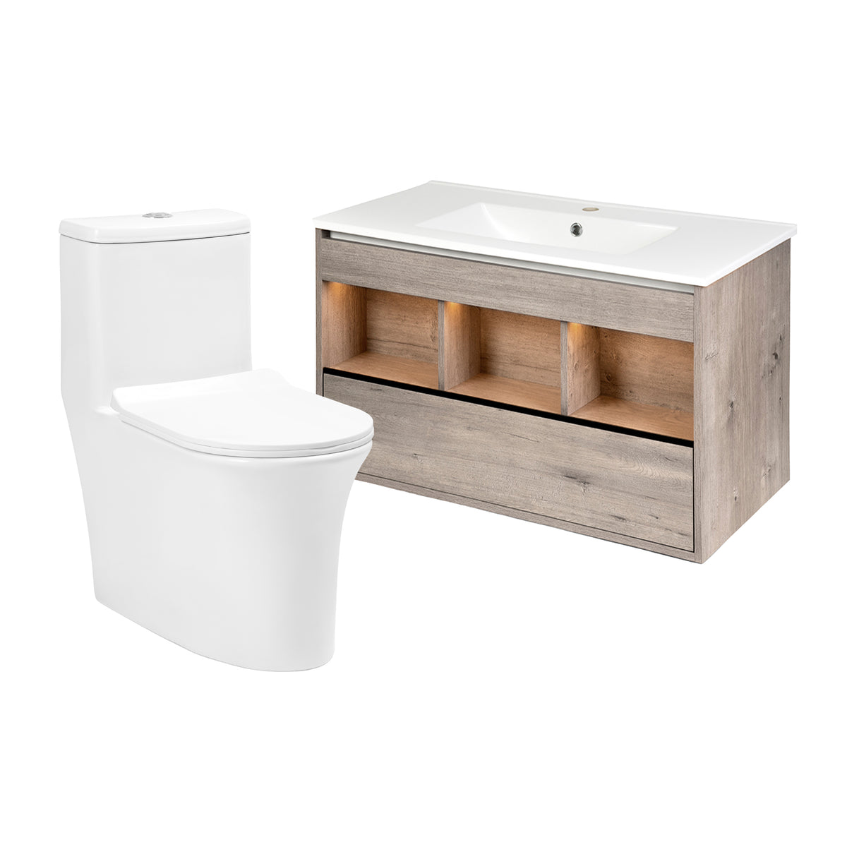 Pack Baño Burgos | Mueble + Sanitario