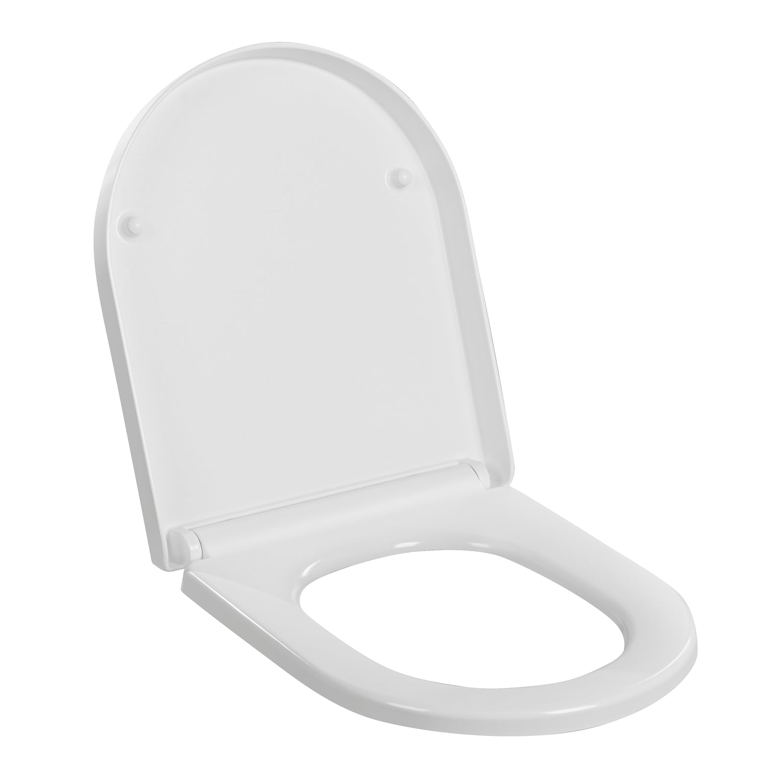 Asiento y Tapa Urea Soft Close para WC Atos visagra Acero Inox.