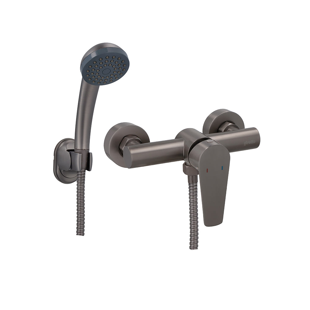 Monomando Ducha Verceli Grafito Austral