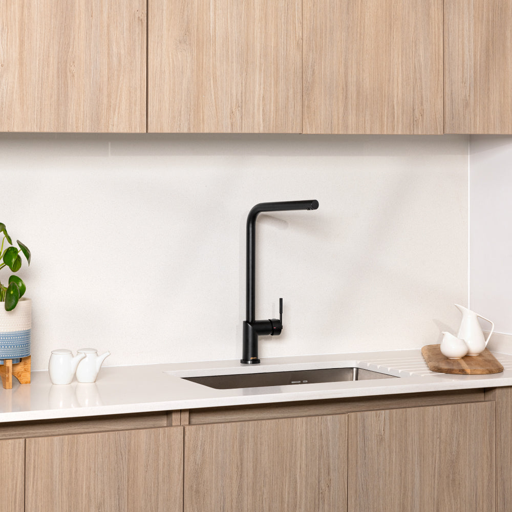 Monomando Lavaplatos Amalfi Negro Mate