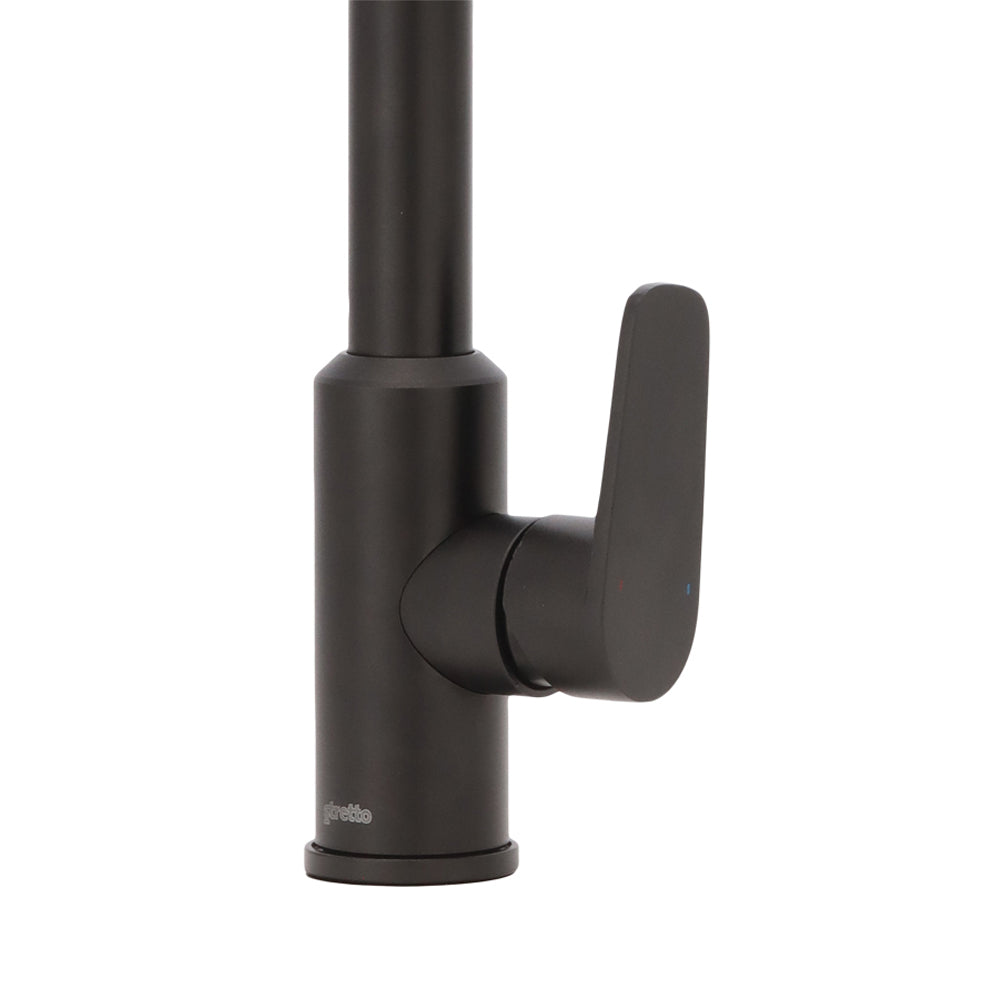 Monomando Lavaplatos Dritto Negro Mate