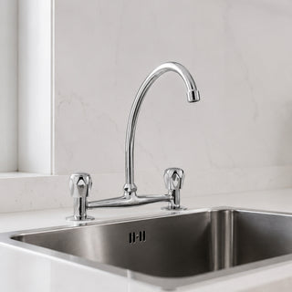 Combinación Lavaplatos 8" Mossini Metal Cromo
