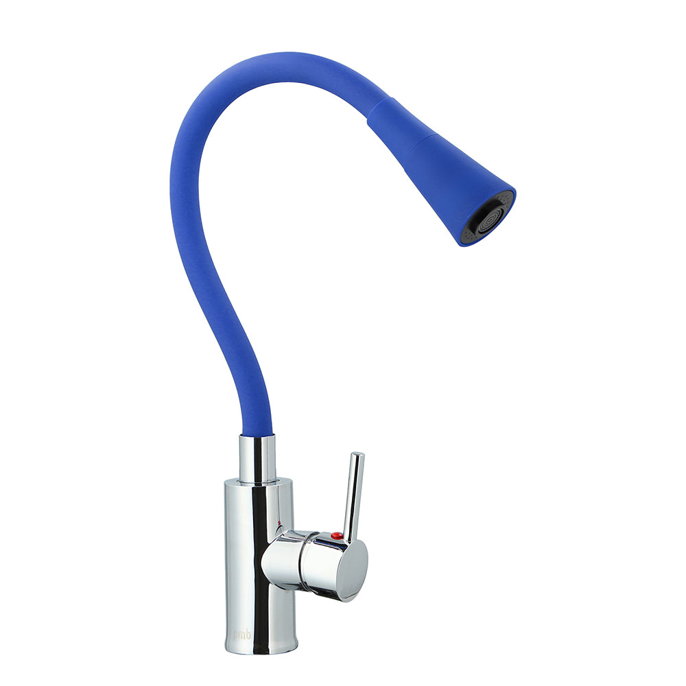 Monomando Lavaplatos Oregon Flex Duo Cromo/Azul