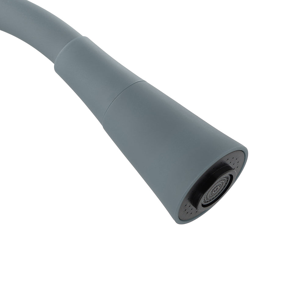 Monomando Lavaplatos Oregon Flex Duo Cromo/Gris