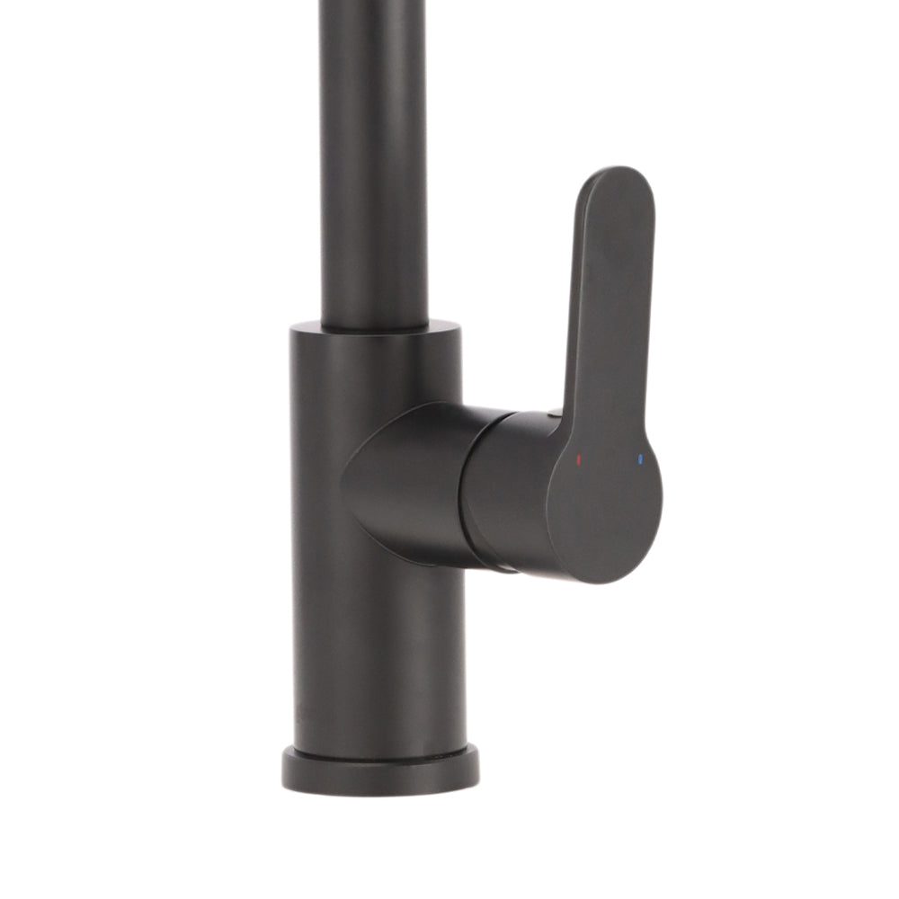 Monomando Lavaplatos Flexible Arsoli Negro Mate