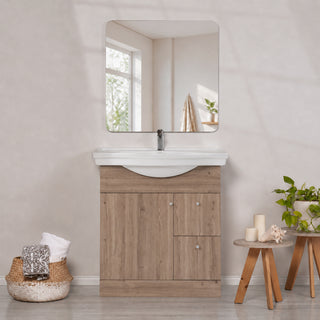 Mueble Vanitorio Adele Lenga + Cubierta 80x46x50 cm