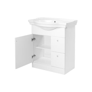 Mueble Vanitorio Adele Blanco + Cubierta 80x46x18 cm