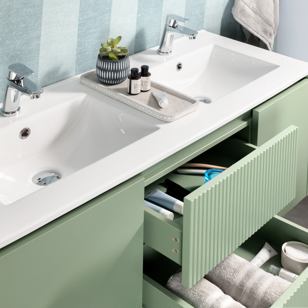 Mueble de Baño Completo Sophie Sage Green Texturado
