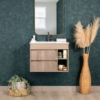 Mueble Vanitorio Paris Lenga + Cubierta 70x46x50 cm