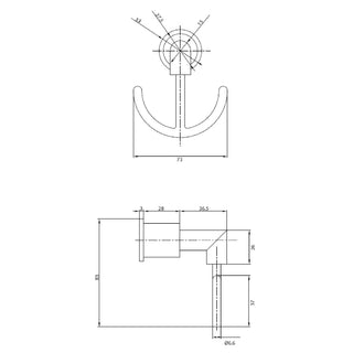 Percha Doble Toalla SL