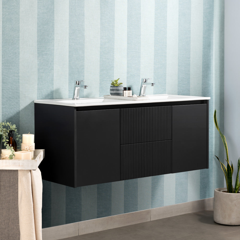 Mueble de Baño Completo Sophie Dark Grey Texturado