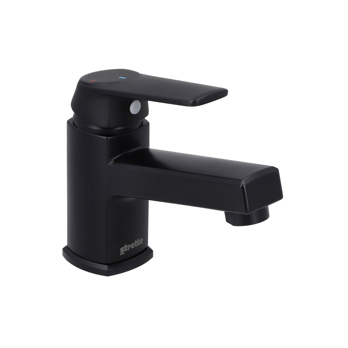 Monomando Lavamanos Módena Eco Negro Mate