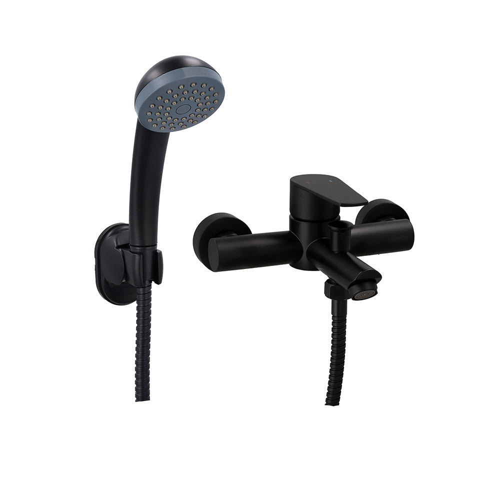 Monomando Tina Ducha Verceli Negro Mate