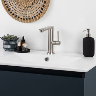 Monomando Lavamanos Veroli Inox Satinado