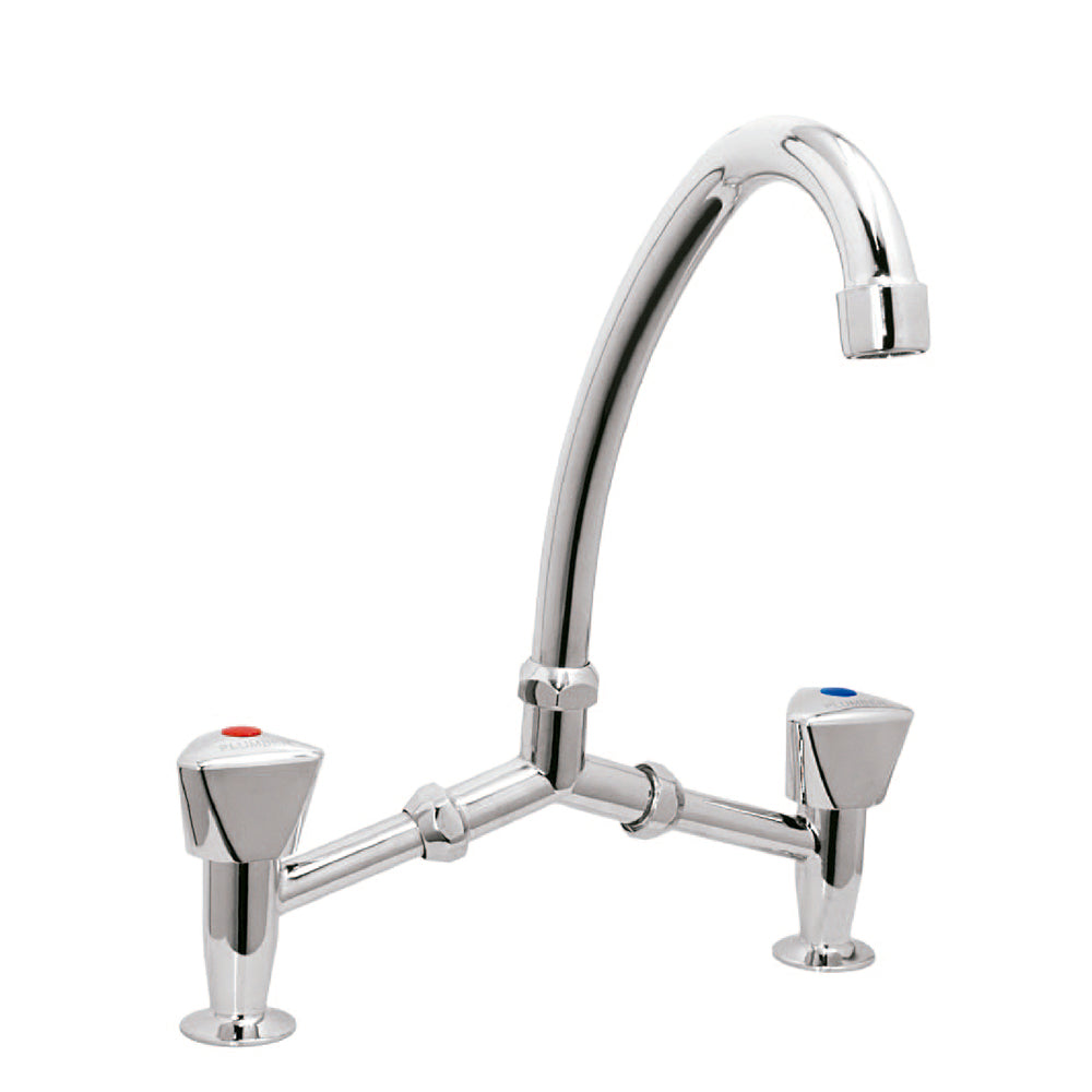 Combinación Lavaplatos 8" Tipo V Miami Cromo