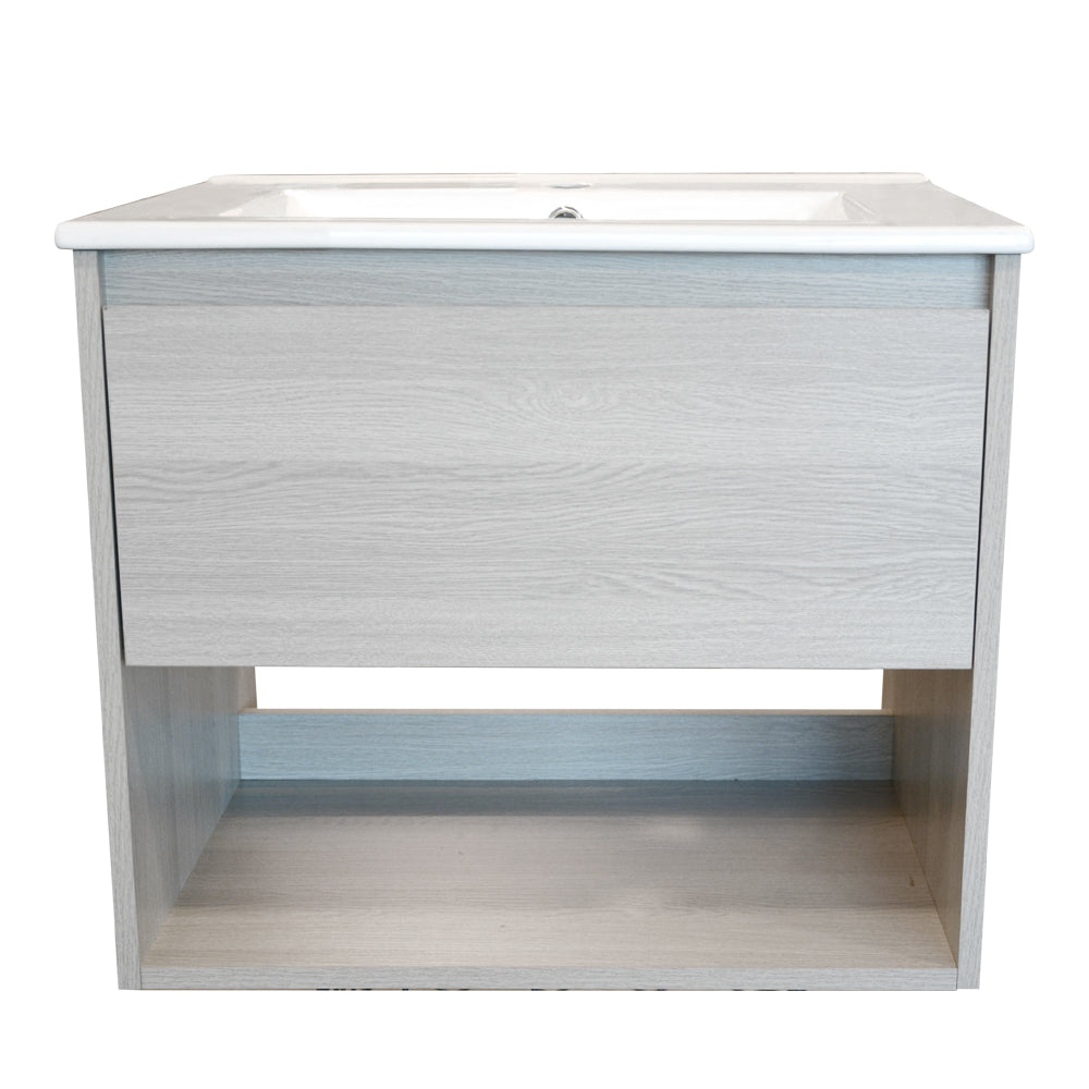 Pack Baño Navarra | Mueble Vanitorio Albayalde + Sanitario + Columna Ducha