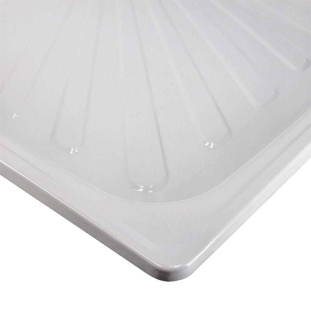 Receptáculo de Acero Esmaltado 15 cm Atenas Con Desagüe