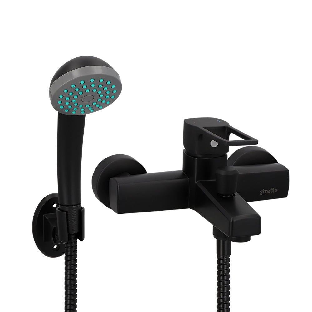 Monomando Tina Ducha Alatri Negro Mate