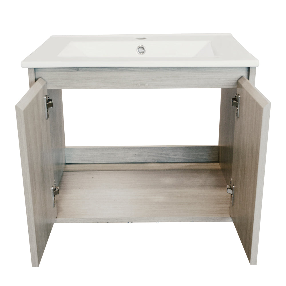 Mueble Vanitorio Amélie Albayalde + Cubierta 80x46x45 cm