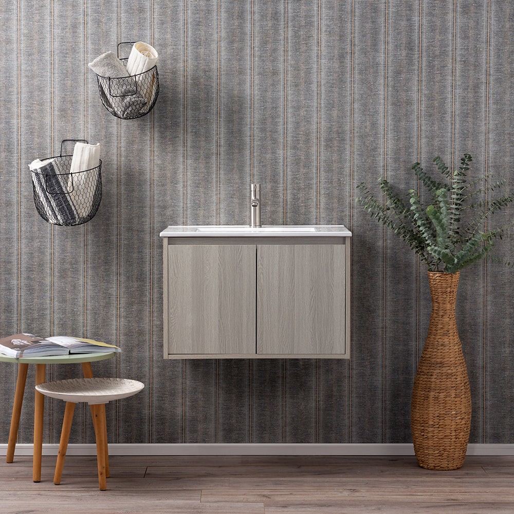 Mueble Vanitorio Amélie Albayalde + Cubierta 61x46x90 cm