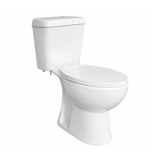 Taza WC Aura con fijaciones y Manguito 30cm - Salida a Piso (Vertical)