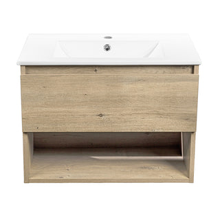 Mueble Vanitorio Completo 70 x 46 cm Belle Nogal