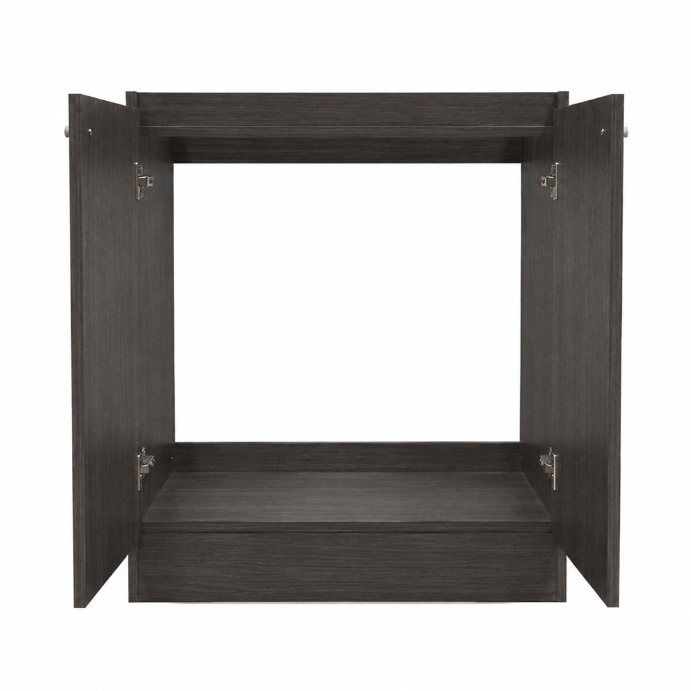 Mueble Cocina Lys a Piso 80x50x90, Color Ébano, Desarmado
