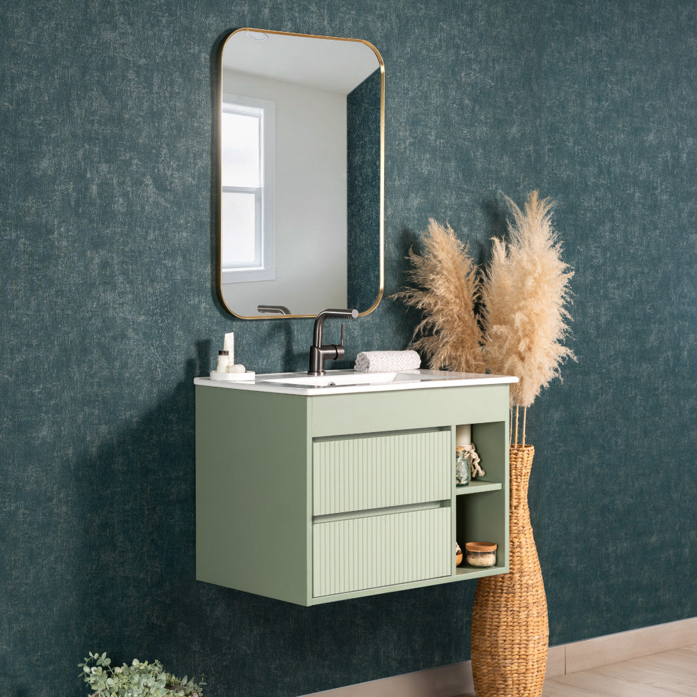Mueble de Baño Completo Paris Sage Green Texturado