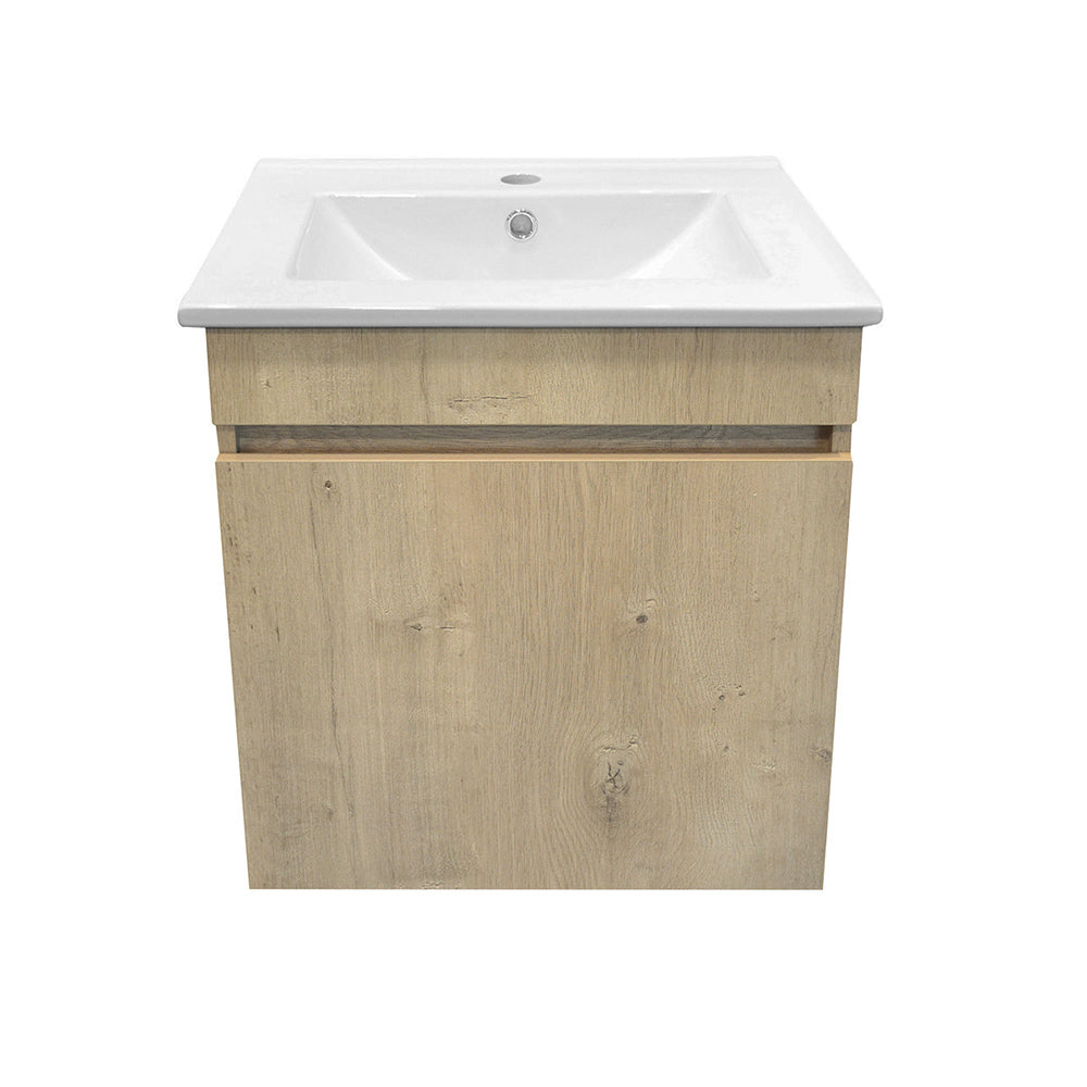 Mueble Vanitorio Moyen Nogal + Cubierta 50x46x50 cm