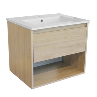 Mueble Vanitorio Zoé Acácia + Cubierta 50x46x50 cm