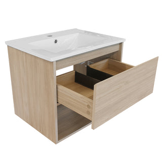 Mueble Vanitorio Zoé Acácia + Cubierta 50x46x50 cm