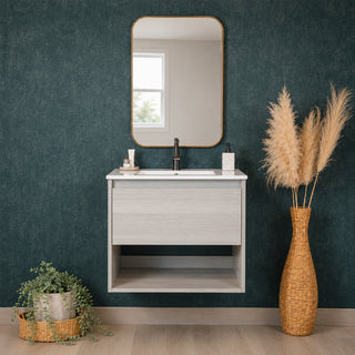 Mueble Vanitorio Zoé Albayalde + Cubierta 70x46x50 cm