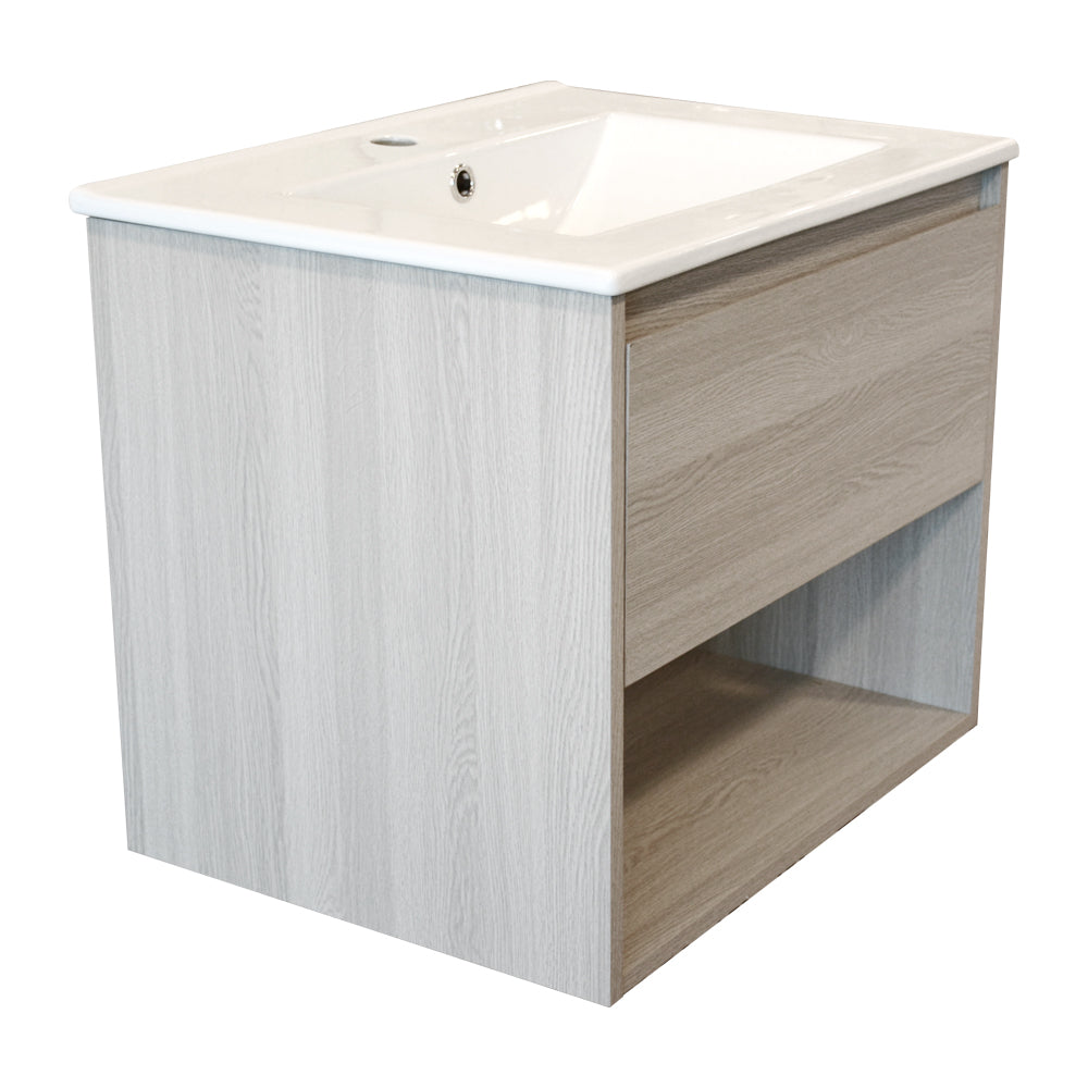 Mueble Vanitorio Zoé Albayalde + Cubierta 150x46x50 cm