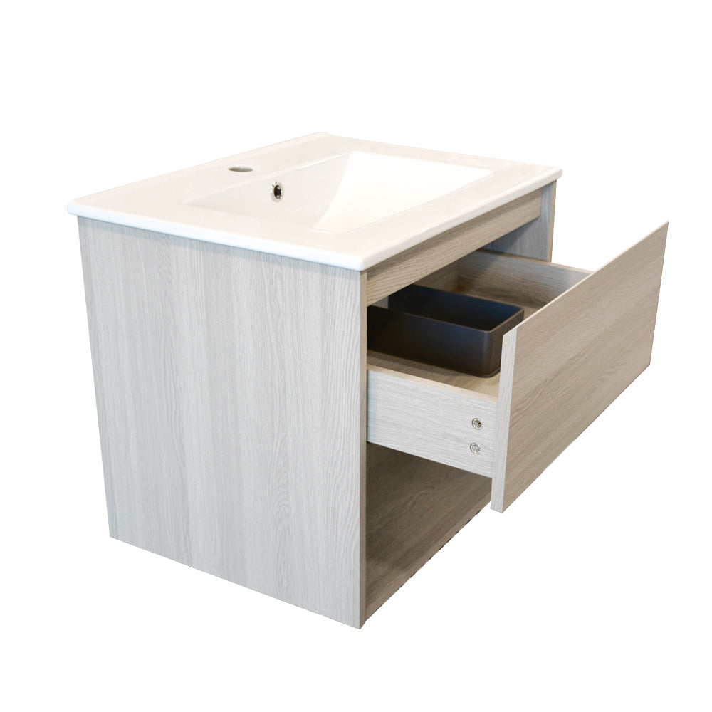 Mueble Vanitorio Zoé Albayalde + Cubierta 60x46x50 cm