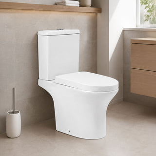 Sanitario Wc Two Piece New Atos 2 - Descarga a Muro 18 cm. (Horizontal)