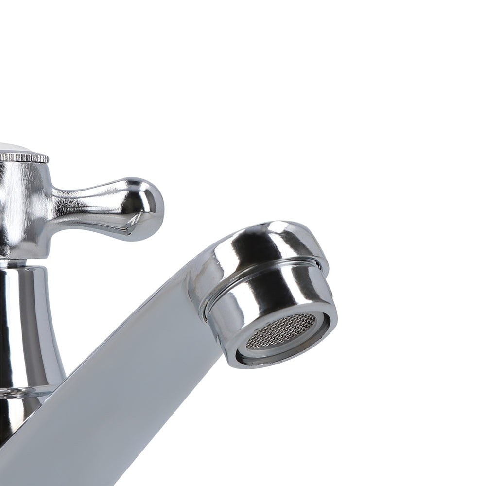 Llave Lavamanos Miami Cruz Cromo