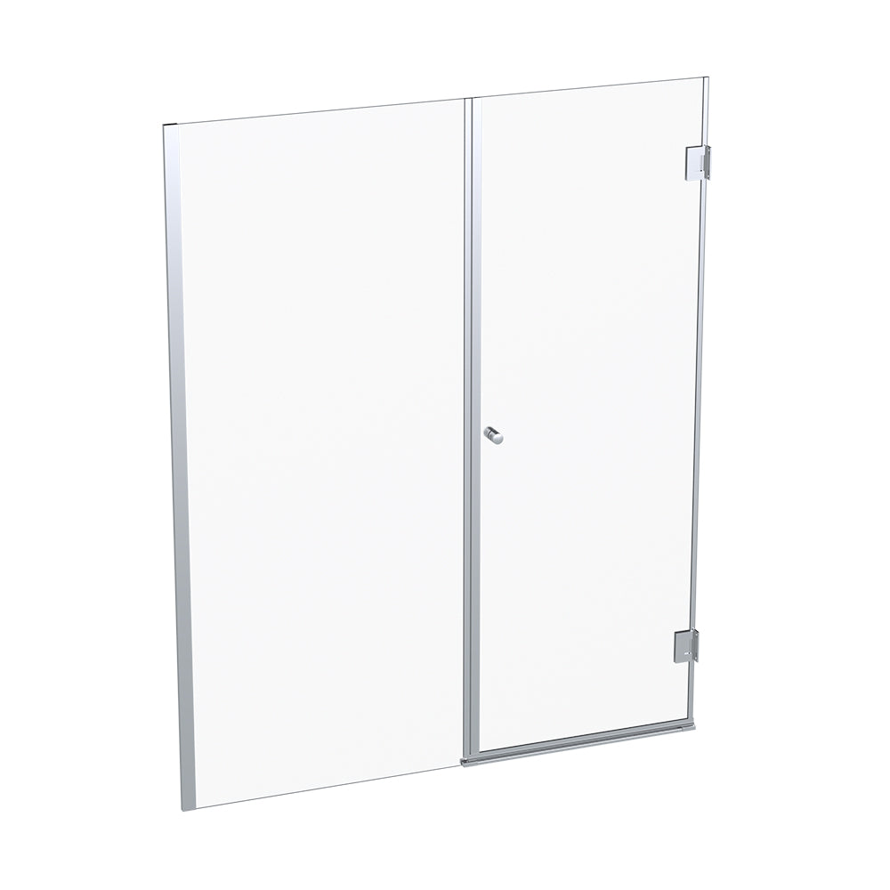 Mampara Abatible 140x195cm vidrio 8 mm espesor