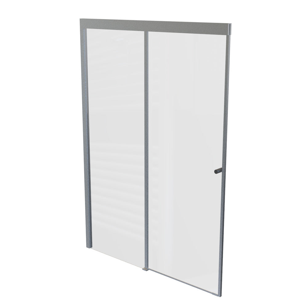 Mampara Corredera Hera 170x185 cm Ajustable ±1 cm Cromado