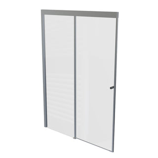 Mampara Corredera Hera 170x185 cm Ajustable ±1 cm Cromado