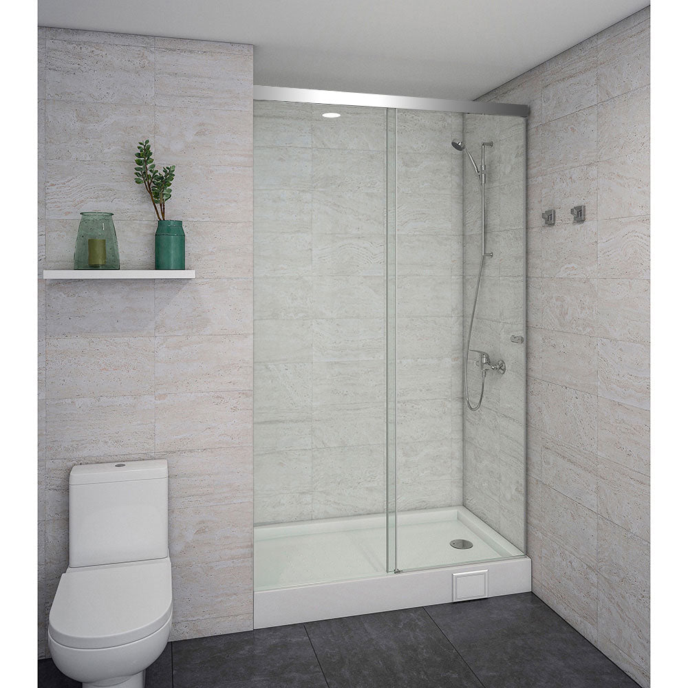 Mampara Corredera Agori 160X185 Ajustable ±1 cm Cromado