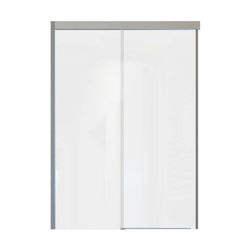 Mampara Corredera 185x120 cm Ajustable ±3 cm Cromado