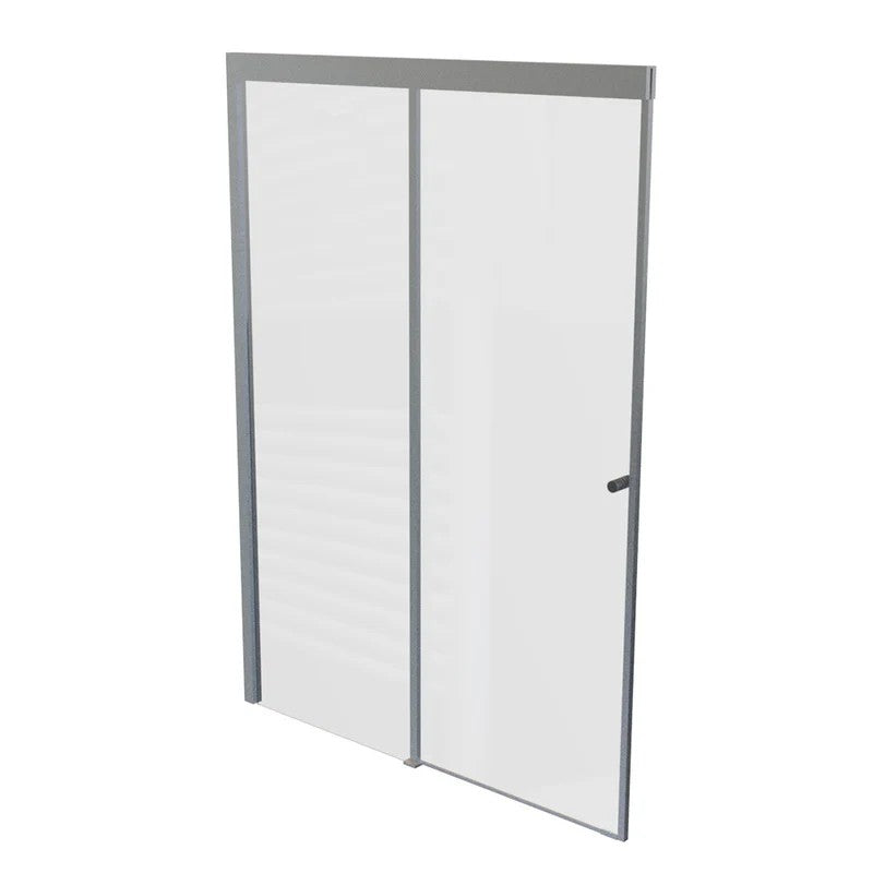 Mampara Corredera 185x160 cm Ajustable ±3 cm Cromado