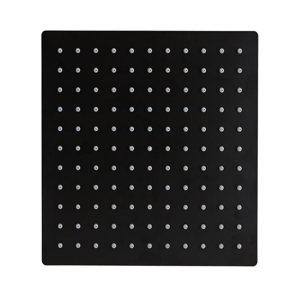 Plato Cuadrado y Brazo Negro Mate