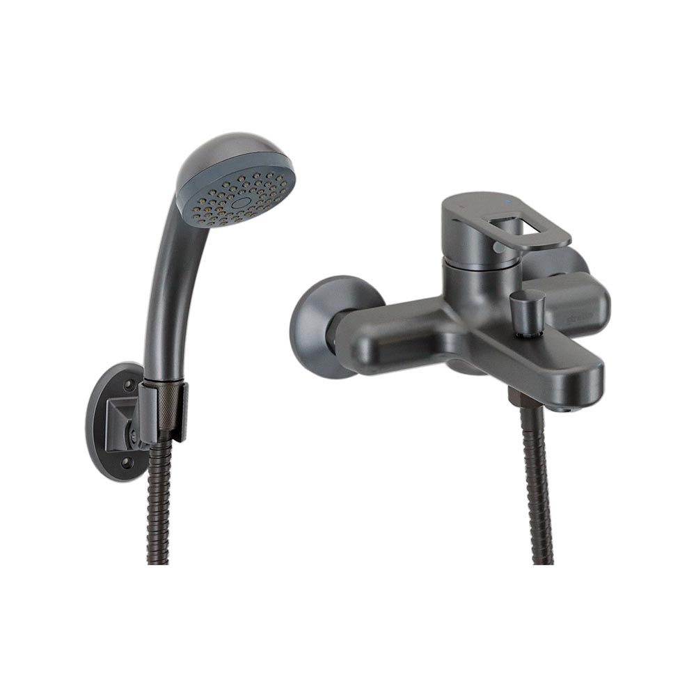 Monomando Tina Ducha Verona Grafito Austral