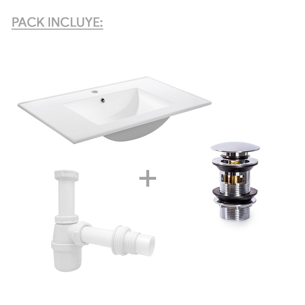 Mueble de Baño Completo Paris Dark Grey