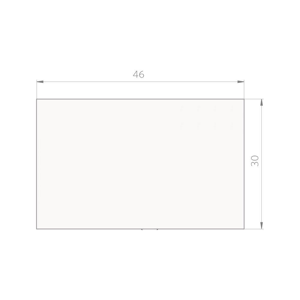 SALDO - T85-C1 - NEVADO MATE Ceramica Muro Blanco 30x46