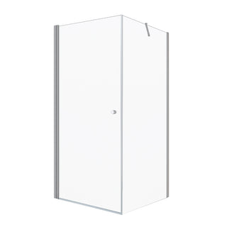 Pack Baño Baeza | Mampara 80x80 + Receptáculo + Columna Ducha Cromo