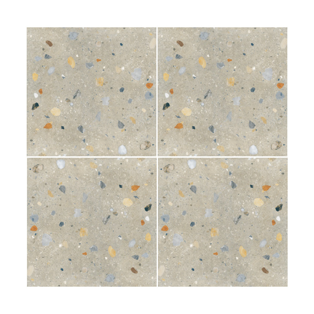 Gres - Terrazo Brown Mate 60x60 Rectificado